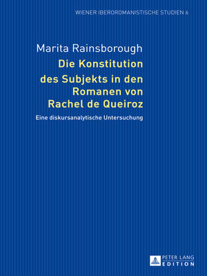 cover image of Die Konstitution des Subjekts in den Romanen von Rachel de Queiroz
